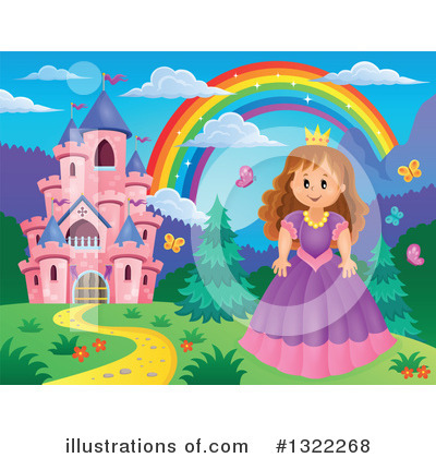 Royalty-Free (RF) Princess Clipart Illustration by visekart - Stock Sample #1322268
