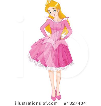 Royalty-Free (RF) Princess Clipart Illustration by Pushkin - Stock Sample #1327404