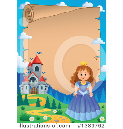Royalty-Free (RF) Princess Clipart Illustration by visekart - Stock Sample #1389762