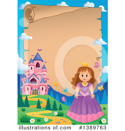 Royalty-Free (RF) Princess Clipart Illustration by visekart - Stock Sample #1389763