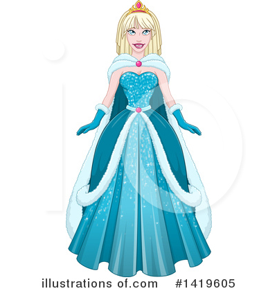 Royalty-Free (RF) Princess Clipart Illustration by Liron Peer - Stock Sample #1419605