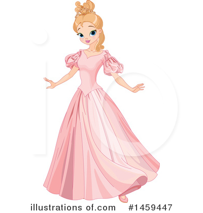 Royalty-Free (RF) Princess Clipart Illustration by Pushkin - Stock Sample #1459447