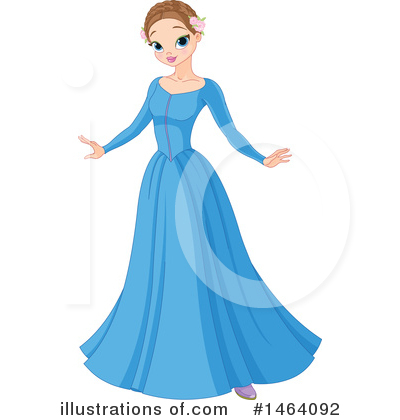 Royalty-Free (RF) Princess Clipart Illustration by Pushkin - Stock Sample #1464092