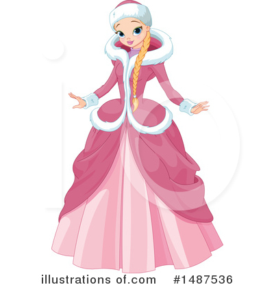 Royalty-Free (RF) Princess Clipart Illustration by Pushkin - Stock Sample #1487536