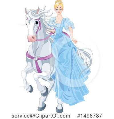 Royalty-Free (RF) Princess Clipart Illustration by Pushkin - Stock Sample #1498787