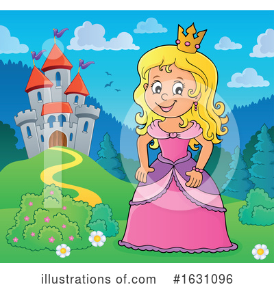 Royalty-Free (RF) Princess Clipart Illustration by visekart - Stock Sample #1631096