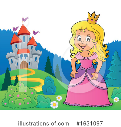 Royalty-Free (RF) Princess Clipart Illustration by visekart - Stock Sample #1631097