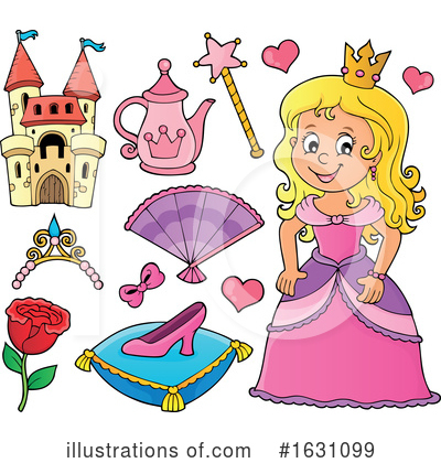 Royalty-Free (RF) Princess Clipart Illustration by visekart - Stock Sample #1631099