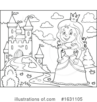 Royalty-Free (RF) Princess Clipart Illustration by visekart - Stock Sample #1631105