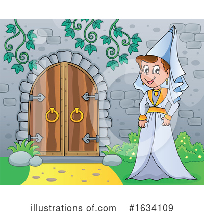 Royalty-Free (RF) Princess Clipart Illustration by visekart - Stock Sample #1634109