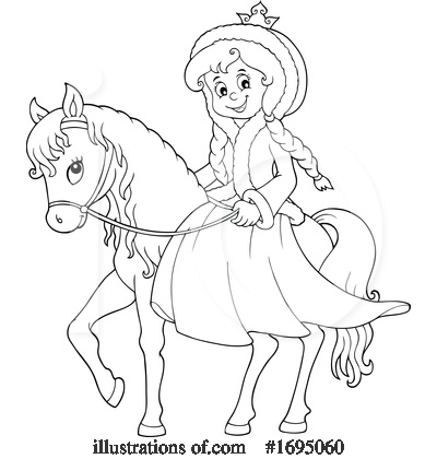 Royalty-Free (RF) Princess Clipart Illustration by visekart - Stock Sample #1695060