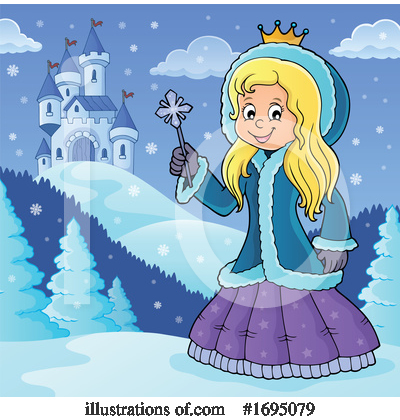 Royalty-Free (RF) Princess Clipart Illustration by visekart - Stock Sample #1695079