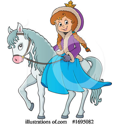 Royalty-Free (RF) Princess Clipart Illustration by visekart - Stock Sample #1695082