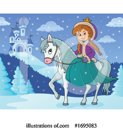 Royalty-Free (RF) Princess Clipart Illustration by visekart - Stock Sample #1695083