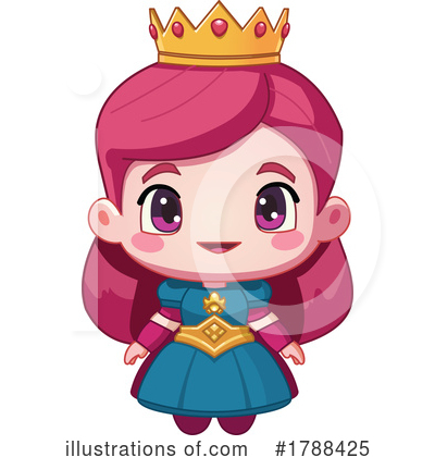 Royalty-Free (RF) Princess Clipart Illustration by yayayoyo - Stock Sample #1788425