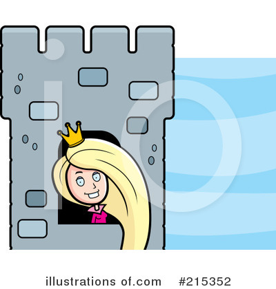Royalty-Free (RF) Princess Clipart Illustration by Cory Thoman - Stock Sample #215352