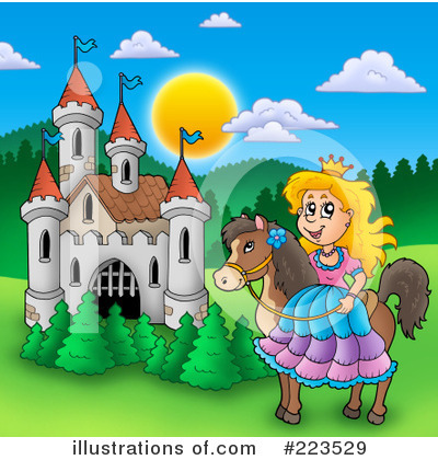 Royalty-Free (RF) Princess Clipart Illustration by visekart - Stock Sample #223529