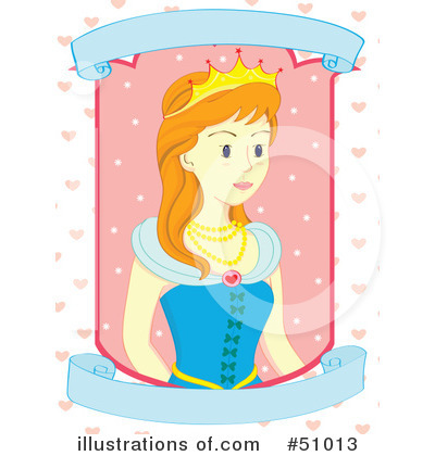 Royalty-Free (RF) Princess Clipart Illustration by Cherie Reve - Stock Sample #51013