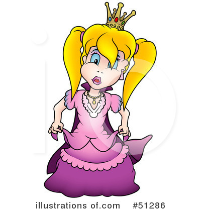 Royalty-Free (RF) Princess Clipart Illustration by dero - Stock Sample #51286
