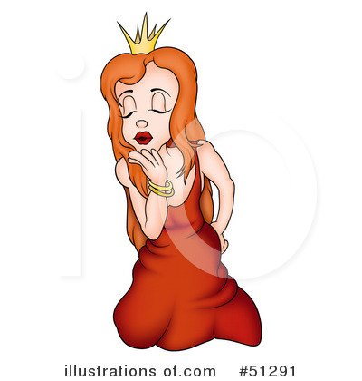 Royalty-Free (RF) Princess Clipart Illustration by dero - Stock Sample #51291