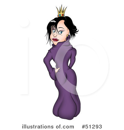 Royalty-Free (RF) Princess Clipart Illustration by dero - Stock Sample #51293