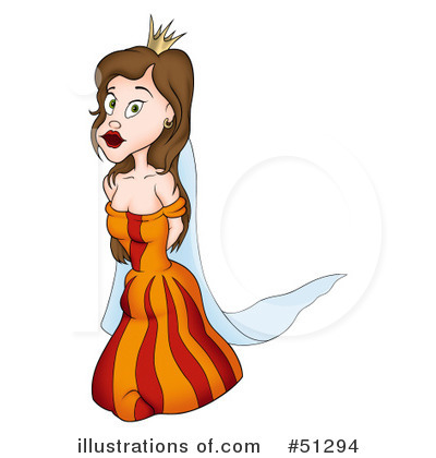 Royalty-Free (RF) Princess Clipart Illustration by dero - Stock Sample #51294
