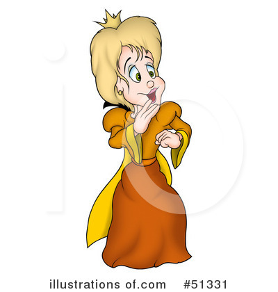 Royalty-Free (RF) Princess Clipart Illustration by dero - Stock Sample #51331