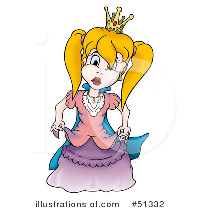 Royalty-Free (RF) Princess Clipart Illustration by dero - Stock Sample #51332