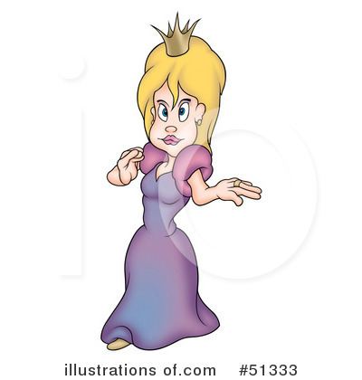 Royalty-Free (RF) Princess Clipart Illustration by dero - Stock Sample #51333