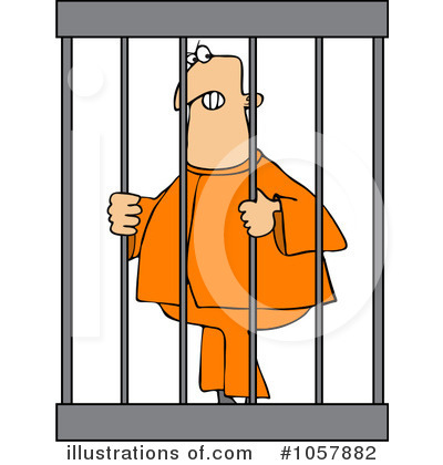 Royalty-Free (RF) Prisoner Clipart Illustration by djart - Stock Sample #1057882