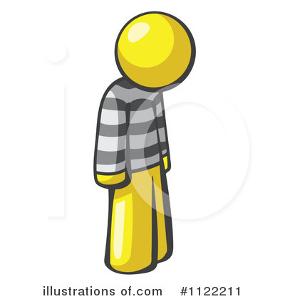 Prisoner Clipart #1122211 by Leo Blanchette