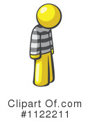 Prisoner Clipart #1122211 by Leo Blanchette