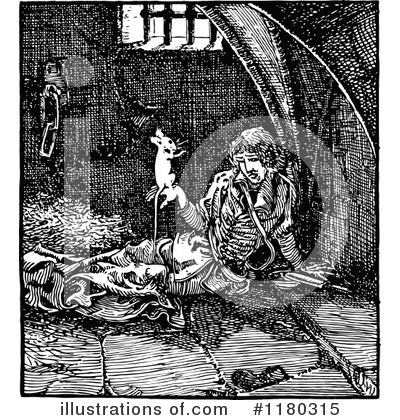 Royalty-Free (RF) Prisoner Clipart Illustration by Prawny Vintage - Stock Sample #1180315