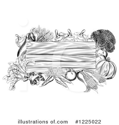 Royalty-Free (RF) Produce Clipart Illustration by AtStockIllustration - Stock Sample #1225022