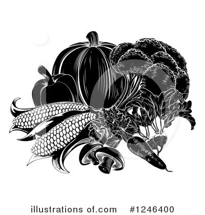 Royalty-Free (RF) Produce Clipart Illustration by AtStockIllustration - Stock Sample #1246400