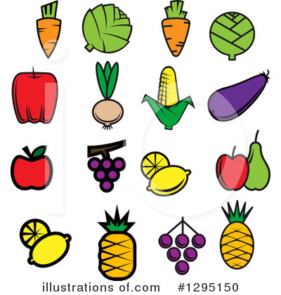 Royalty-Free (RF) Produce Clipart Illustration by Vector Tradition SM - Stock Sample #1295150