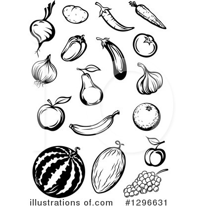 Canary Melon Clipart #1296631 by Vector Tradition SM