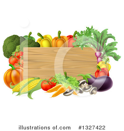 Produce Clipart #1327422 by AtStockIllustration