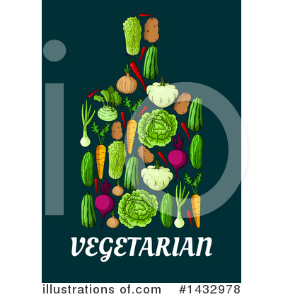 Leek Clipart #1432978 by Vector Tradition SM
