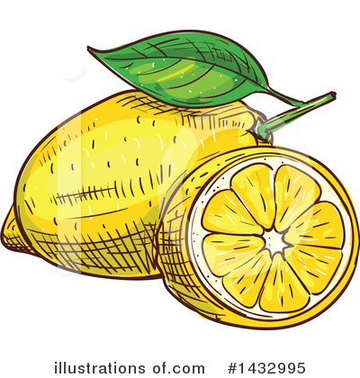 Lemon Clipart #1432995 by Vector Tradition SM