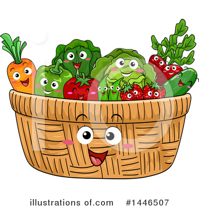 Basket Clipart #1446507 by BNP Design Studio