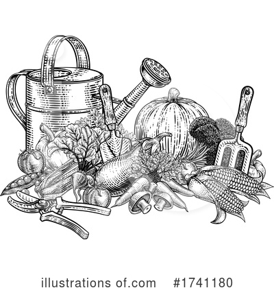 Royalty-Free (RF) Produce Clipart Illustration by AtStockIllustration - Stock Sample #1741180