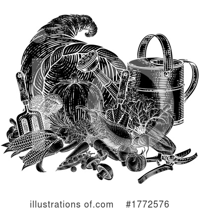 Cornucopia Clipart #1772576 by AtStockIllustration