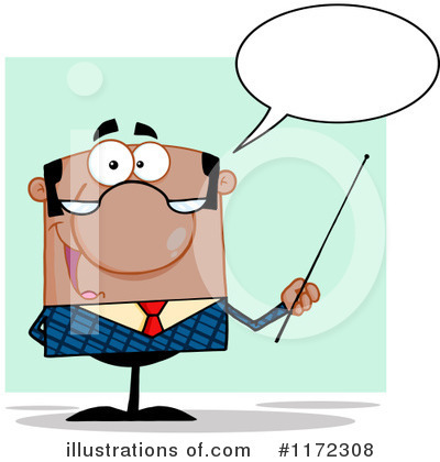 Royalty-Free (RF) Professor Clipart Illustration by Hit Toon - Stock Sample #1172308