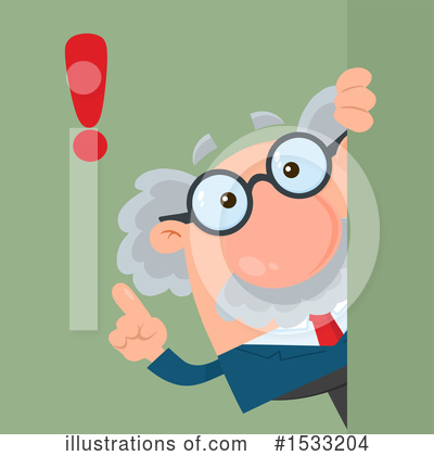 Royalty-Free (RF) Professor Clipart Illustration by Hit Toon - Stock Sample #1533204