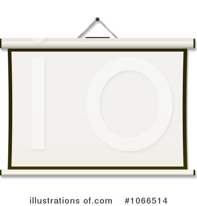 Royalty-Free (RF) Projection Screen Clipart Illustration by michaeltravers - Stock Sample #1066514