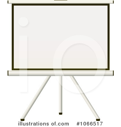 Royalty-Free (RF) Projection Screen Clipart Illustration by michaeltravers - Stock Sample #1066517