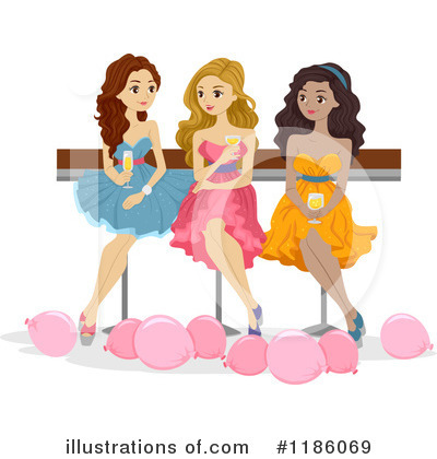 Royalty-Free (RF) Prom Clipart Illustration by BNP Design Studio - Stock Sample #1186069