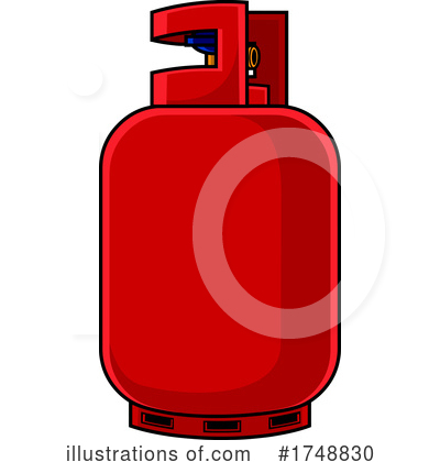 Royalty-Free (RF) Propane Tank Clipart Illustration by Hit Toon - Stock Sample #1748830