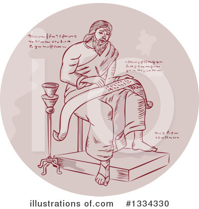 Royalty-Free (RF) Prophet Clipart Illustration by patrimonio - Stock Sample #1334330